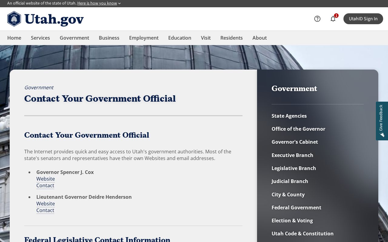 Logan people directories Utah government contacts